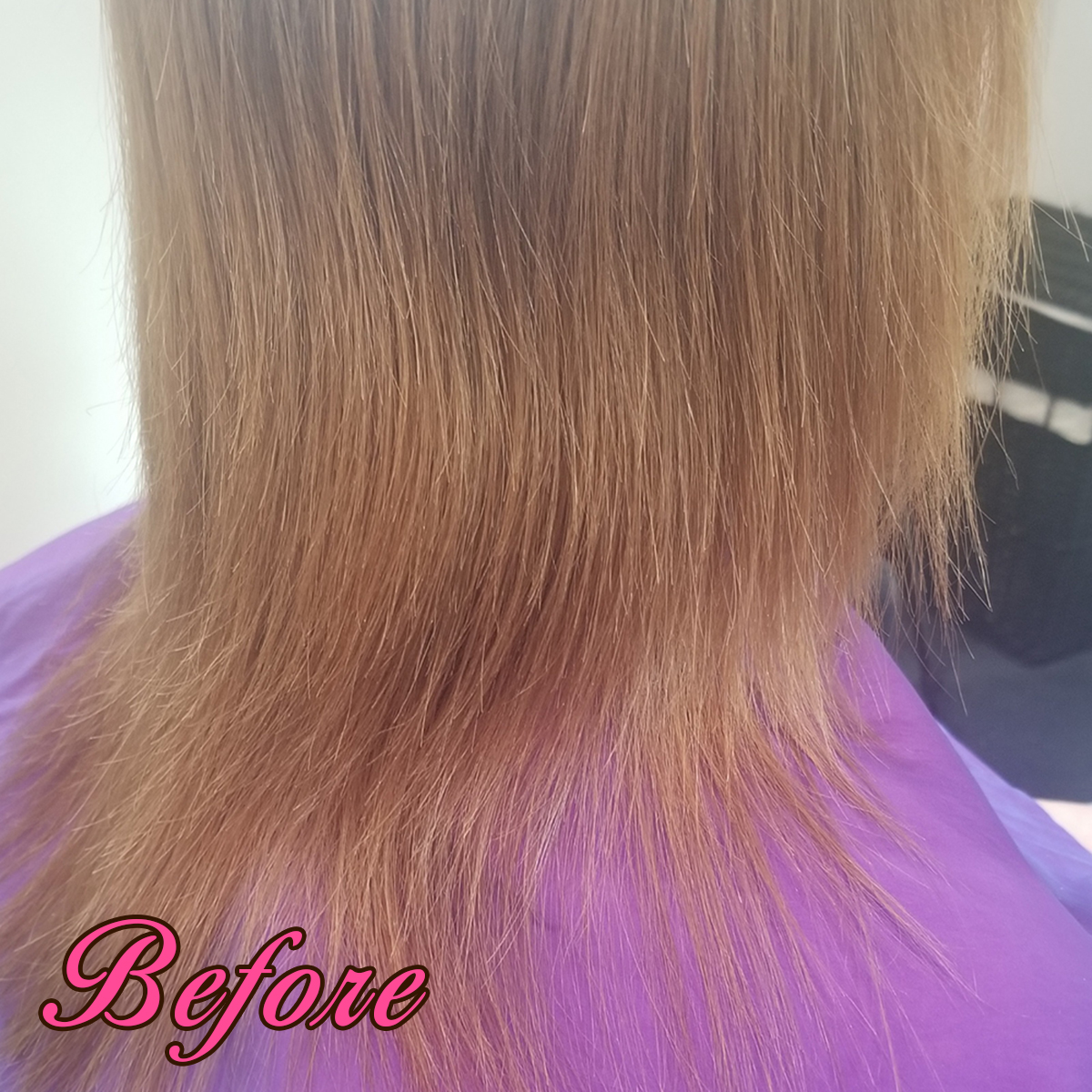 Gallery 106 - Before - Hair Extensions by Gricelda